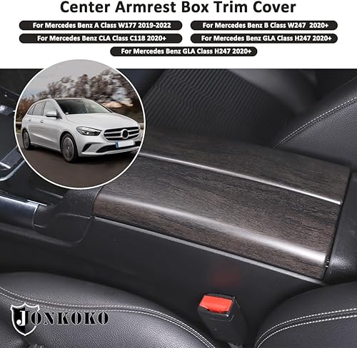 Miniatura 4 de Funda para reposabrazos interior de automóvil para Benz Clase A W177 2019-2022 2019-2022 para reposabrazos de consola de automóvil, accesorios