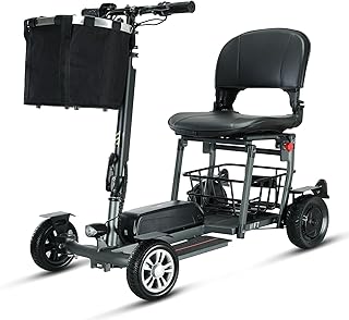 Sponsored You’re seeing this ad based on the product’s relevance to your search query.Learn more about this advertisement FREEJOYER Folding Electric Scooter for Seniors, Maximum 15 km/h, up to 25 km, Senior Mobility Scooter with Basket (Black, Battery 8AH)