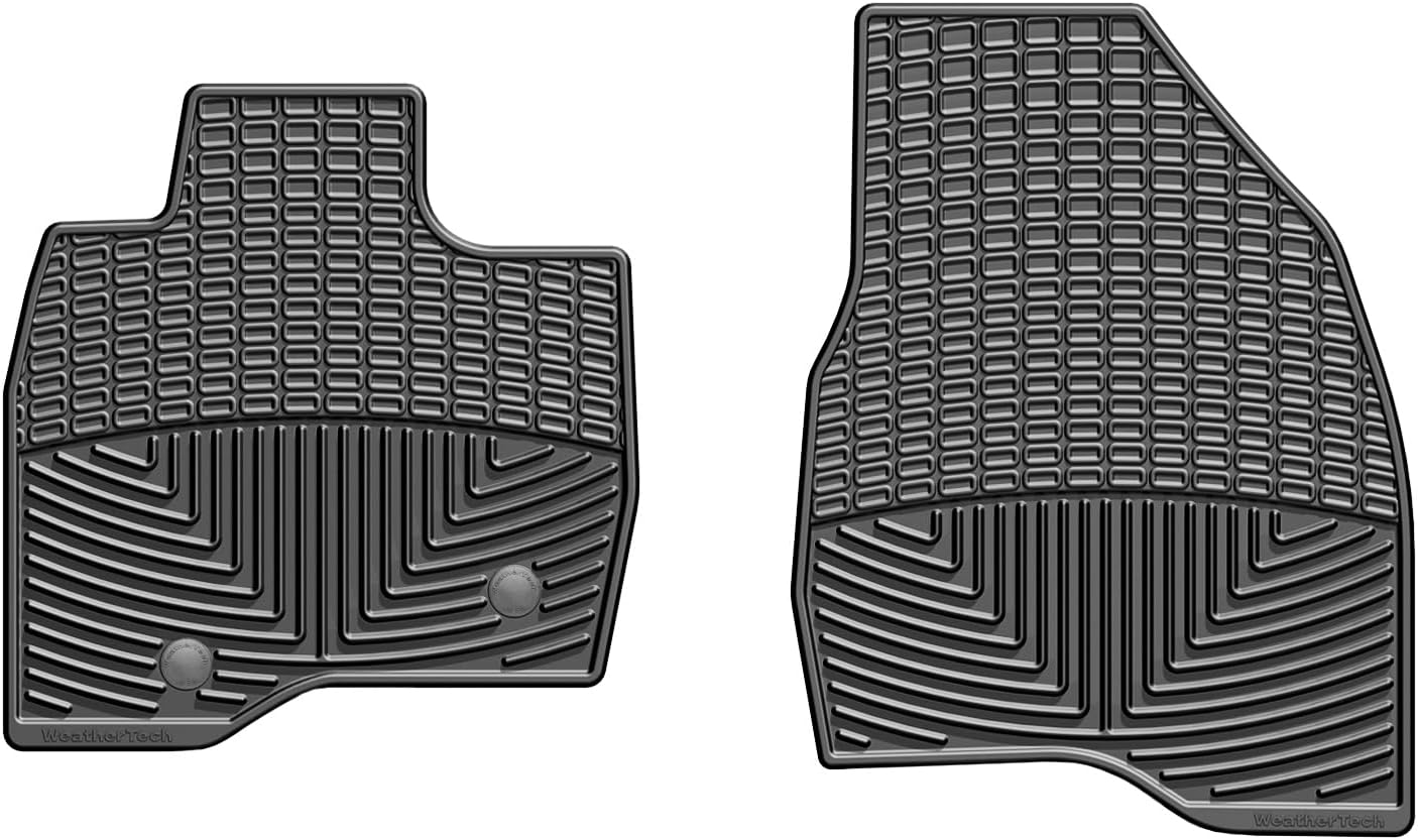 WeatherTech All-Weather Floor Mats for Ford Explorer 1st Row (W344), Black