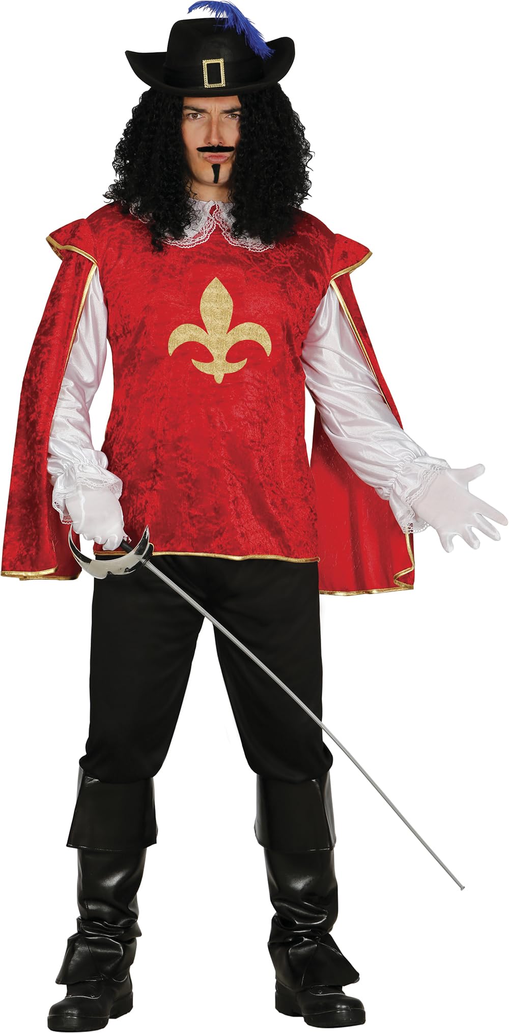 Fiestas Guirca Fancy dress man musketeer size l