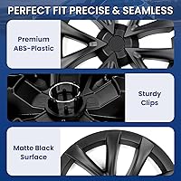 Vista 4 de Tapacubos Modelo 3 – Cubiertas de Rueda Aero de 18 Pulgadas, Tapas de Rueda de Repuesto de 18'', Modelo S Plaid Versión Ruedas Arachnid, Tapas