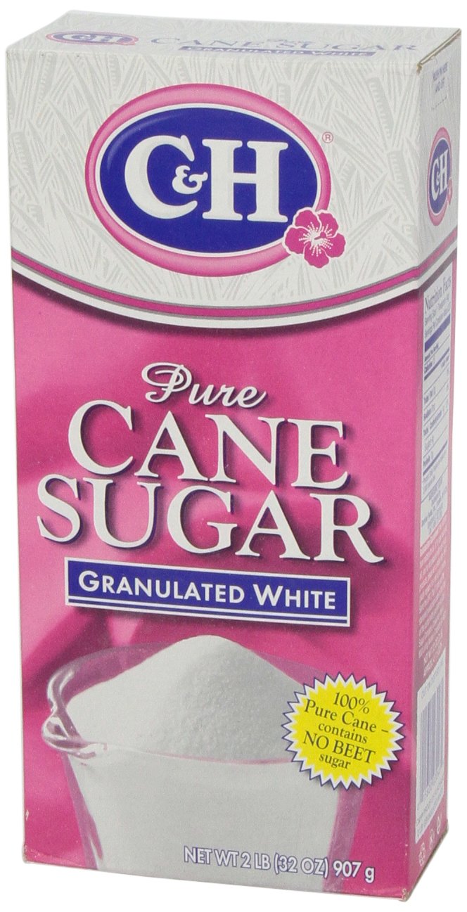 C&H Pure Cane, Granulated White Sugar, 2 lb