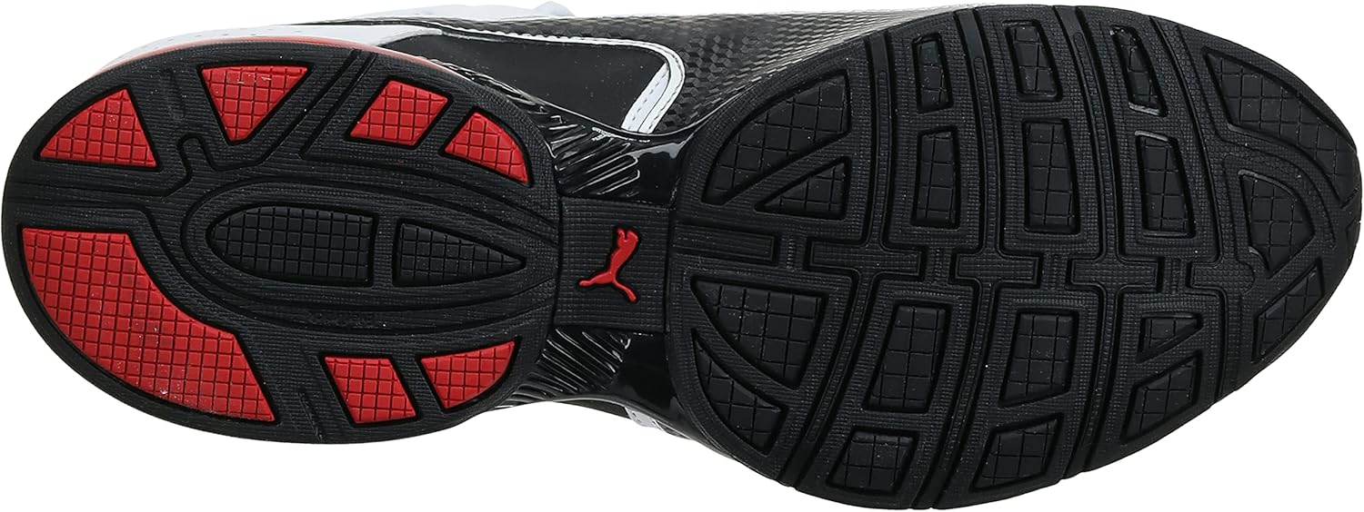 PUMA Men's Cell Surin 2 Sneaker 14 Fm White-black-flame Scarlet