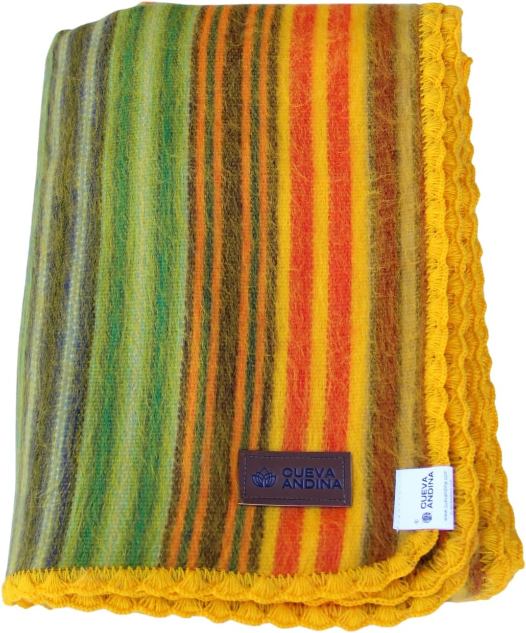 Alpaca Wool Blanket Throw - Beautiful & Warm, 80 x 60 inches, Ultra-Soft, Hypoallergenic and Breathable. (payaso)
