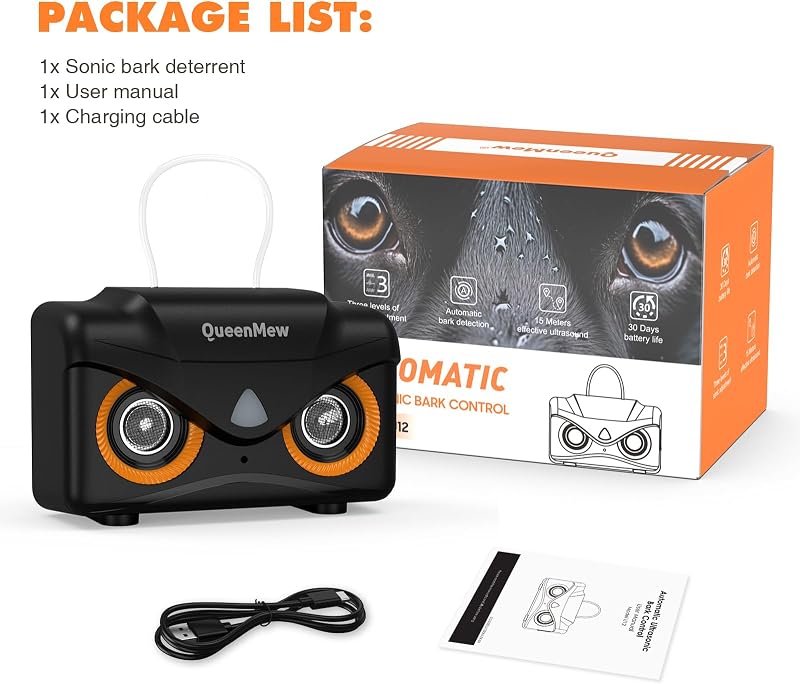 Bubbacare Ultrahangos Kutyaugatás Csillapító 15m Hatótáv 3 Mód Automata