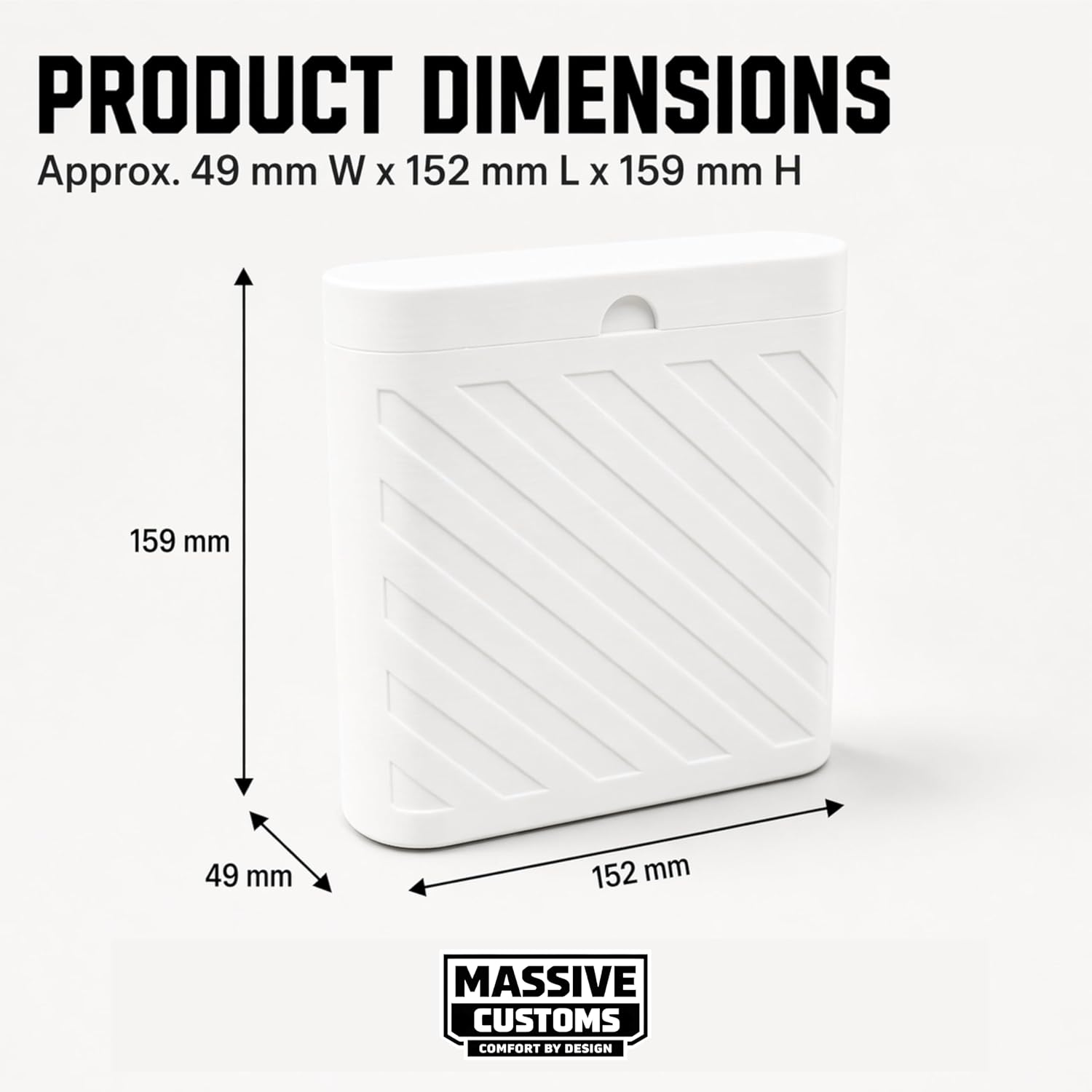 Slim 4 Pen Fridge Storage Case Compatible with Zepbound Mounjaro and Trulicity Injection Pens (White)