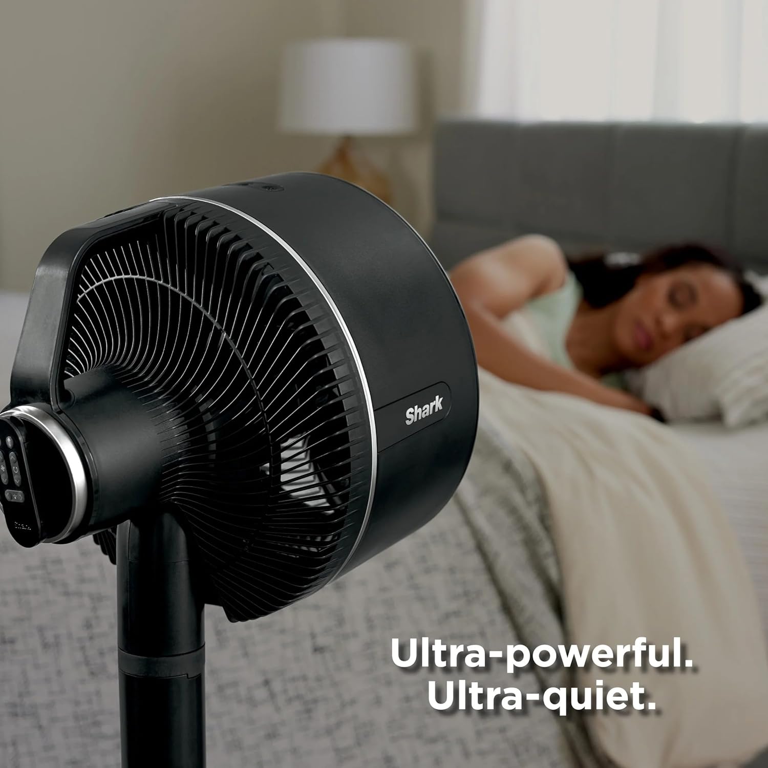 Shark FlexBreeze Pedestal & Tabletop Fan, Indoor & Outdoor, Portable, Oscillating Fan with Remote, Quiet, Powerful, Corded & Cordless, 3 Fan Speeds, Black (Renewed)