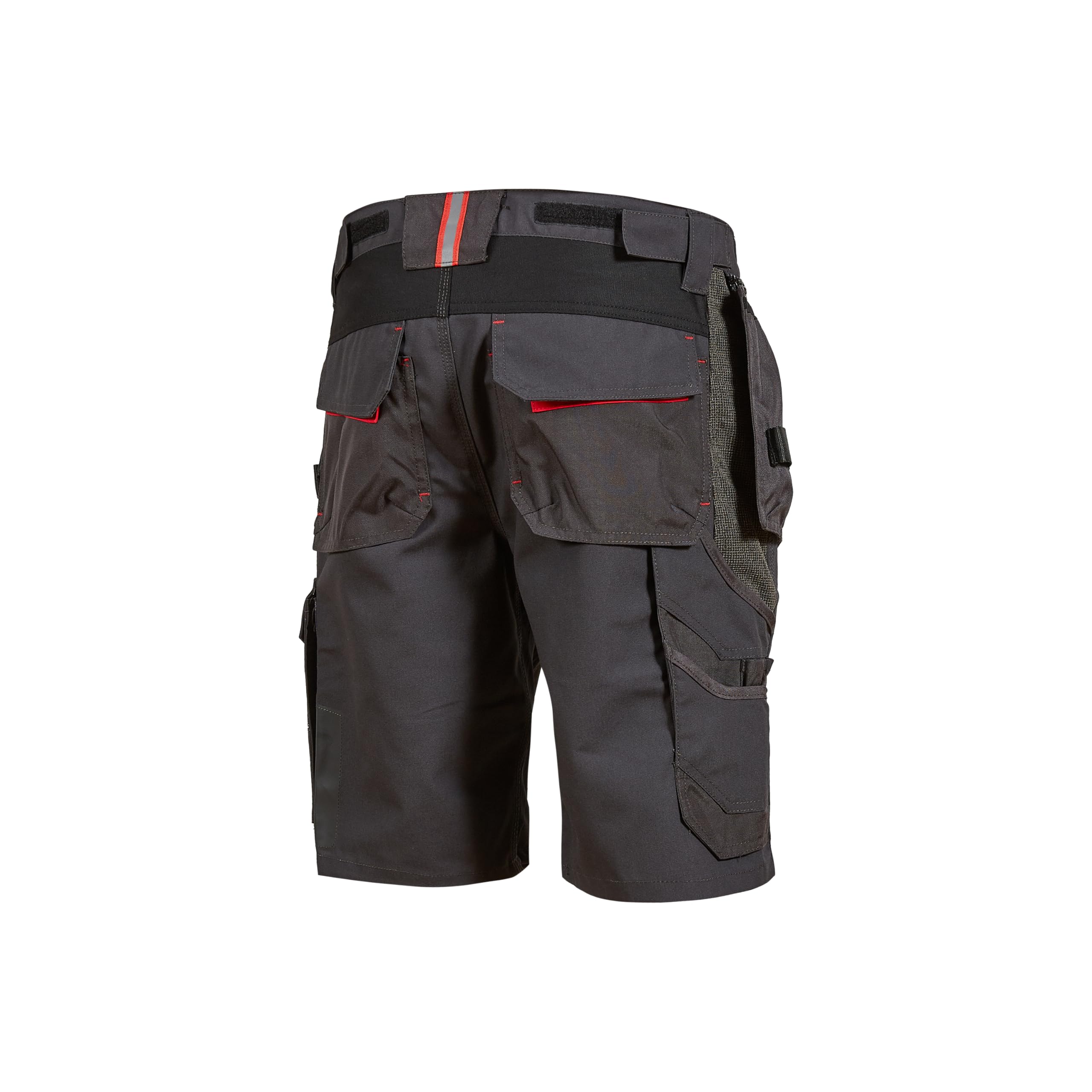 U-POWER | Pantaloni da Lavoro Uomo Estivi START, Tasca Removibil, Inserti Stretch Ergonomici, 65% poliestere 35% cotone canvas