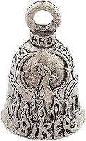 Vista 65 de Guardian Bell Good Luck Bell w/Keyring & Black Velvet Bag Motorcycle Bell Lead-Free Pewter Made in USA