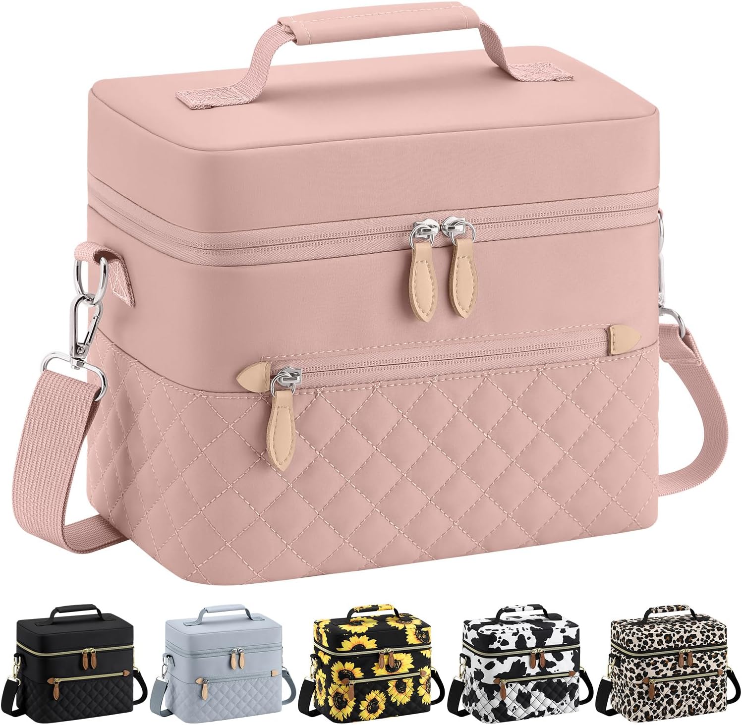 Tenot Reusable Lunch Box for Women Insulated,Pink