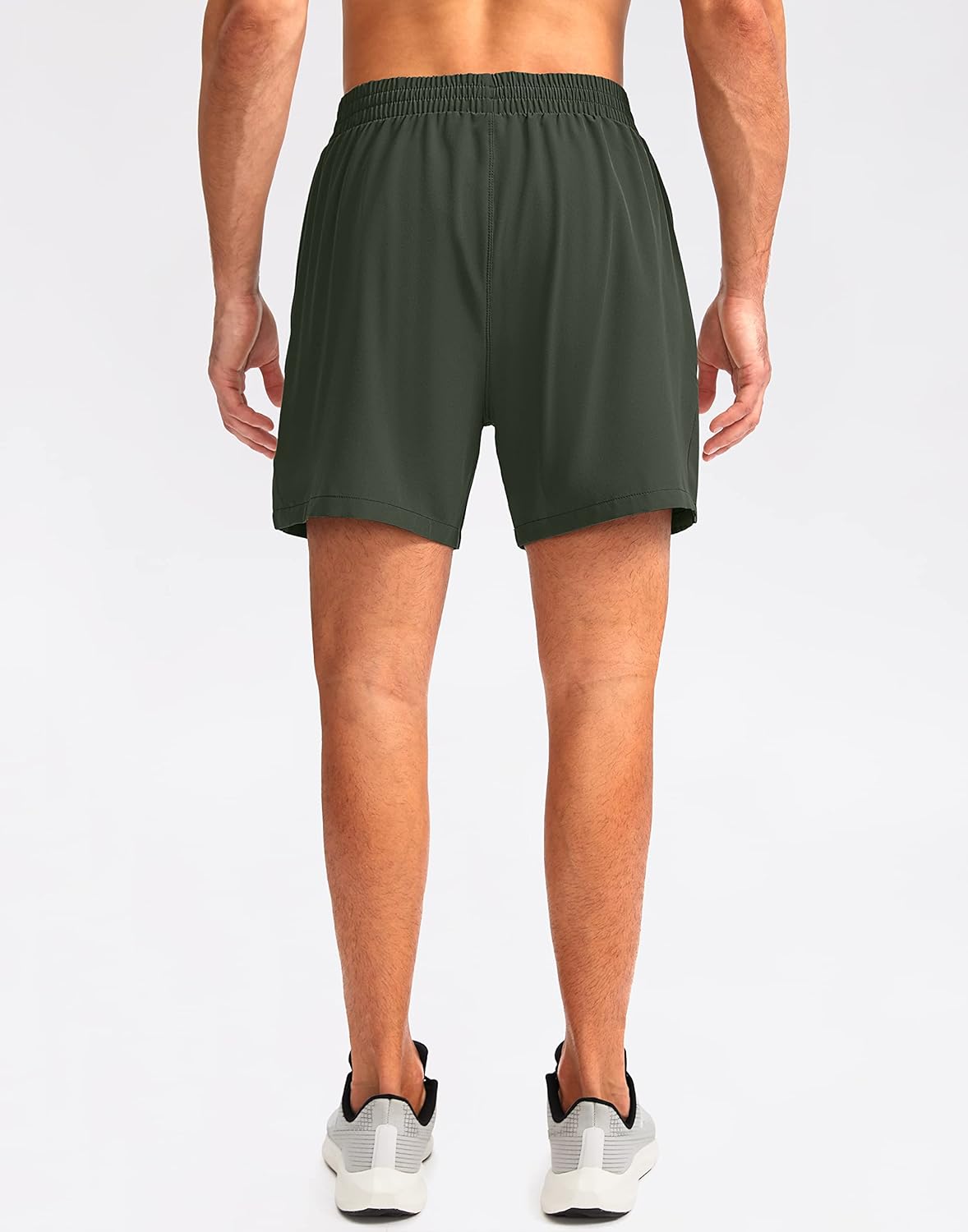 Pudolla Men's Workout Running Shorts 7"/5"/9" Lightweight Gym Athletic Shorts for Men with Zipper Pockets - Image 3