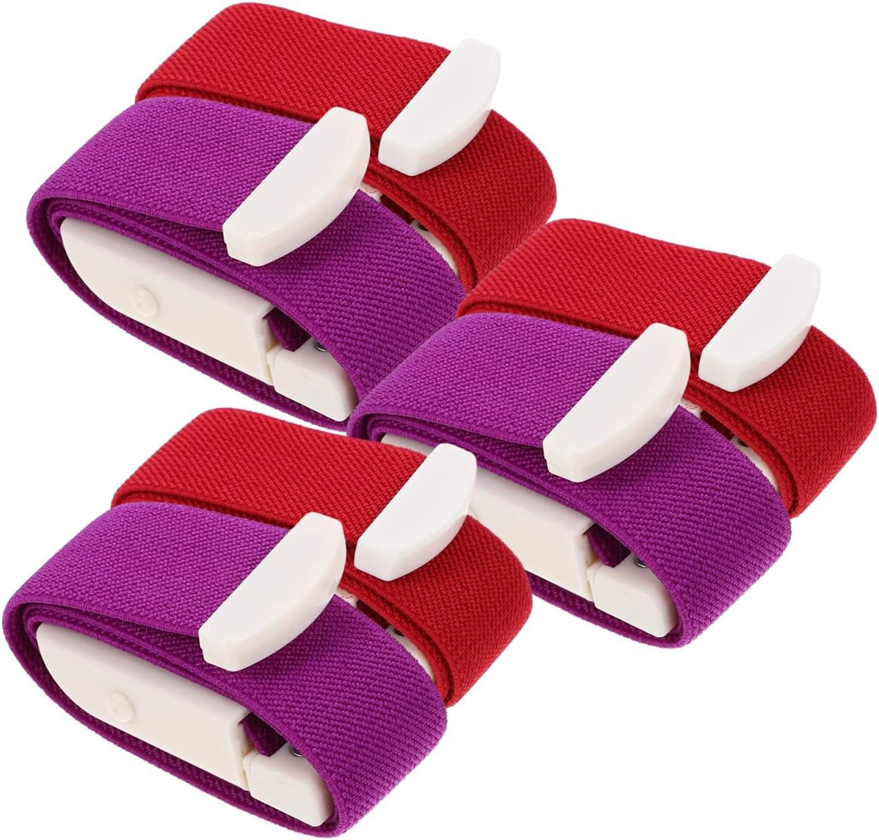 COHEALI 6-Pack Portable Emergency Tourniquets Adjustable Buckle Bands 15.74In Elastic Straps Quick Release First Aid Supplies for Outdoor Training