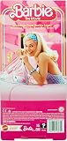 Barbie The Movie Doll, Margot Robbiewith Pink and White Gingham Dress and Daisy Chain Necklace, Toys for Ages 3 and Up, HPJ96 - 6