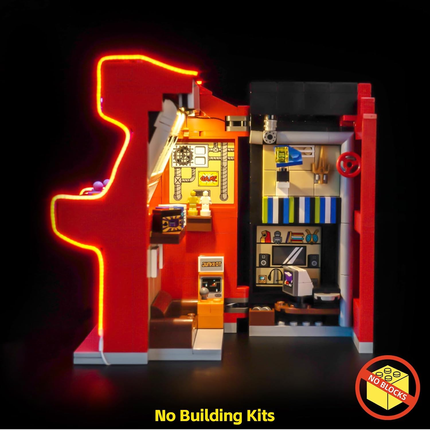 BrickBling LED Light Kit Compatible with Lego Arcade Machine, Creative Light Compatible with Lego 40805 - Not Come with Model