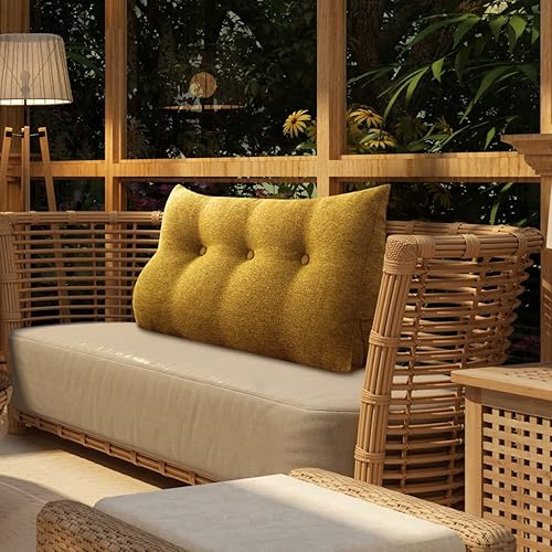 Miniatura 4 de Almohada de cabecera de cuña para dormitorio, almohada de lectura, soporte de espalda para sentarse en la cama, cojín lumbar, posicionamiento