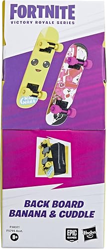 Miniatura 5 de FORTNITE Victory Royale Series Banana and Cuddle Board Rider Set Skateboard - Juego de accesorios coleccionables