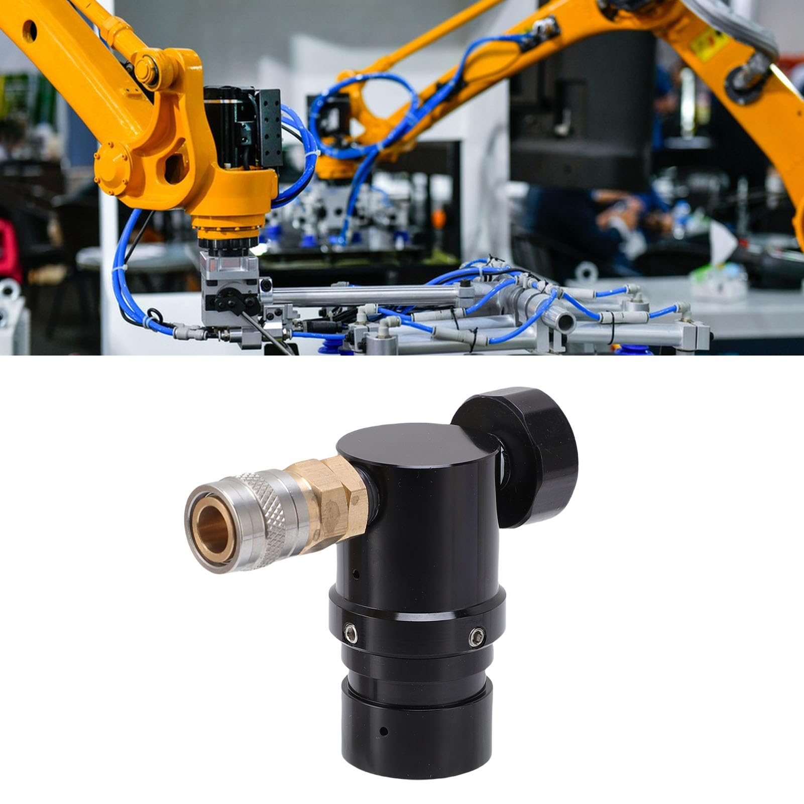 TOPINCN Mini Regulador de CO2, Regulador de Presión Refrescante de Baja Presión con Hilo G1/2-14, Ajustable de 20 PSI a 200psi