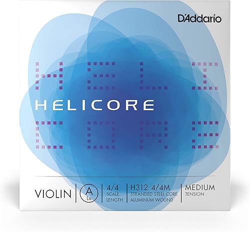 DAddario Helicore - Cuerda de violĂn de tamaño 44 - Cuerda de aluminio para herida - H312 44M - Solo cuerda - TensiĂłn media DAddario Helicore - Cuerda de violĂn de tamaño 44 - Cuerda de aluminio para herida - H312 44M - Solo cuerda - TensiĂłn media
