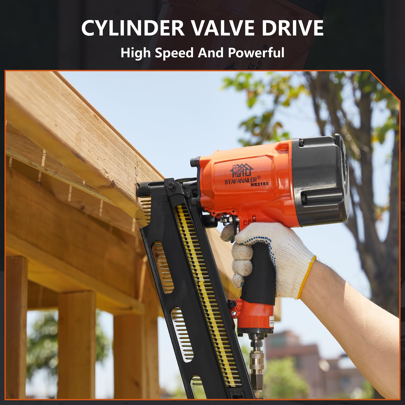 NR2183 Framing Nailer - Powerful & Low Recoil -4