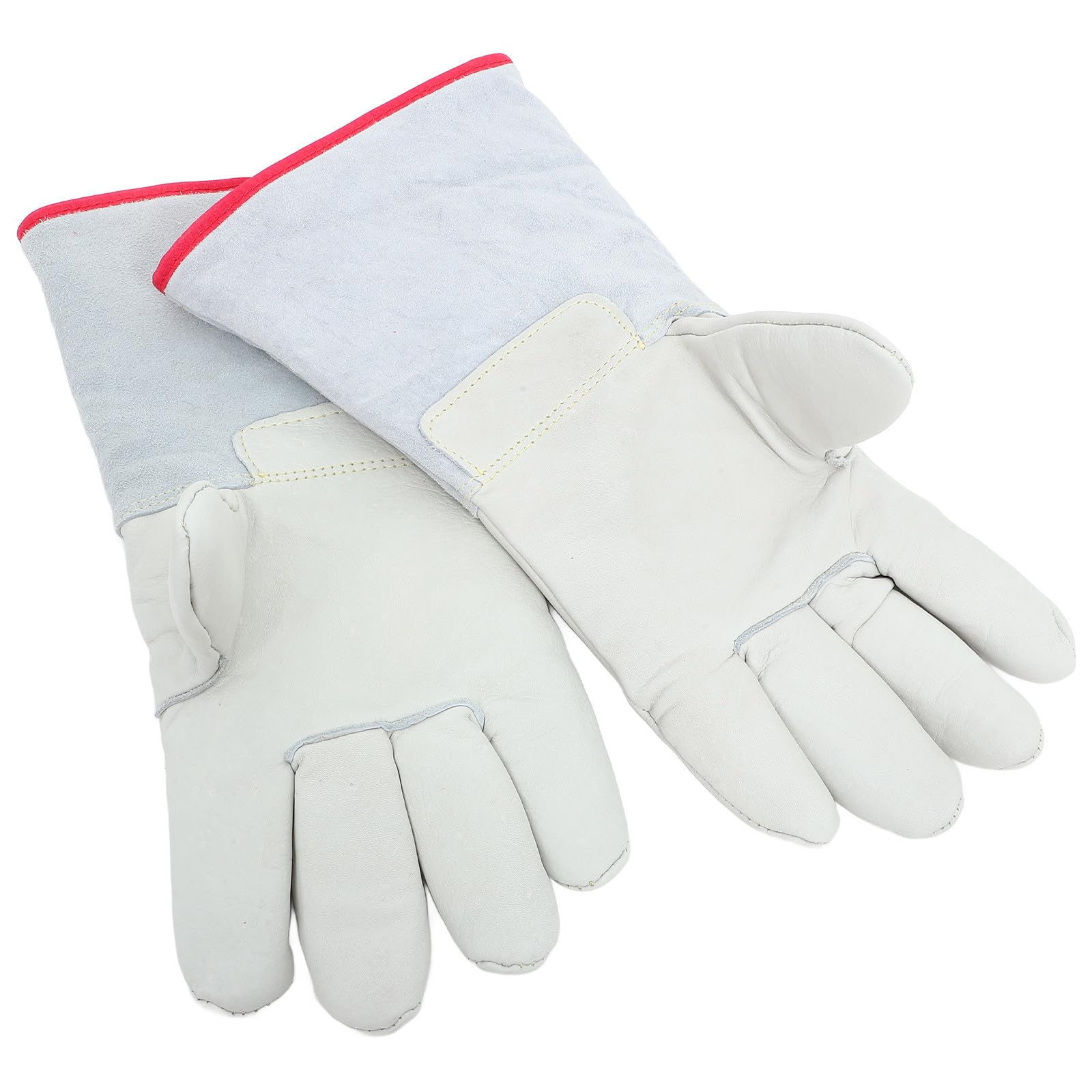 Guantes térmicos con aislamiento superior y piel de vaca de alta durabilidad 8