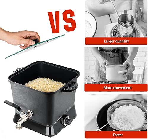 Miniatura 4 de Byoowndiy Derretidor de cera para hacer velas, olla eléctrica de cera de vela de 150 onzas con boquilla de vertido y controlador de temperatura