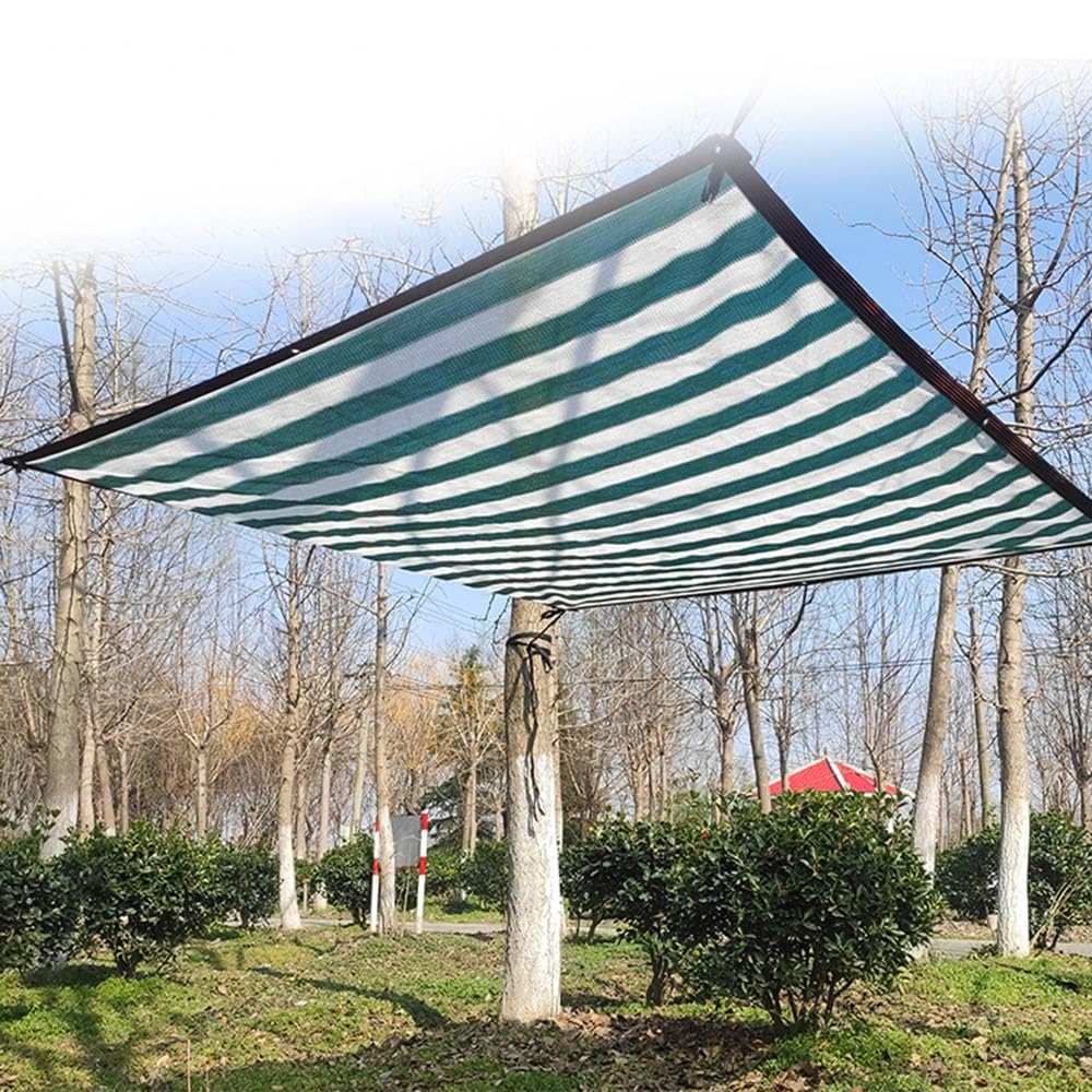Giardino Rete Ombreggiante Copertura 90% Frangisole Resistente Ai Raggi UV Tessuto Ombra Con Occhielli Per Serra Recinzioni Frangivista(4x6m)