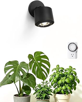 Barrina TR40A LED Track Grow Lights, Black, 40W 4000K, High PPFD, 1-Pack