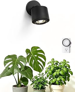 Barrina TR40A LED Track Grow Lights, Black, 40W 4000K, High PPFD, 1-Pack