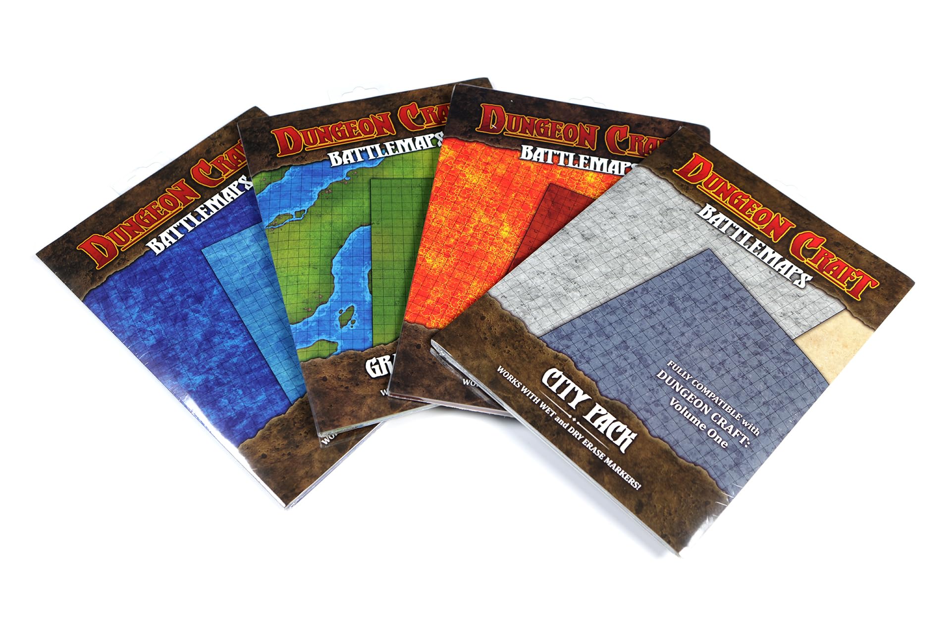 RPG & DND Starter Set – Maps Essentials Kit Folded – Set of 4 – Expedition