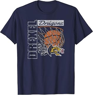 Drexel Dragons Vintage Basketball 90's Navy T-Shirt