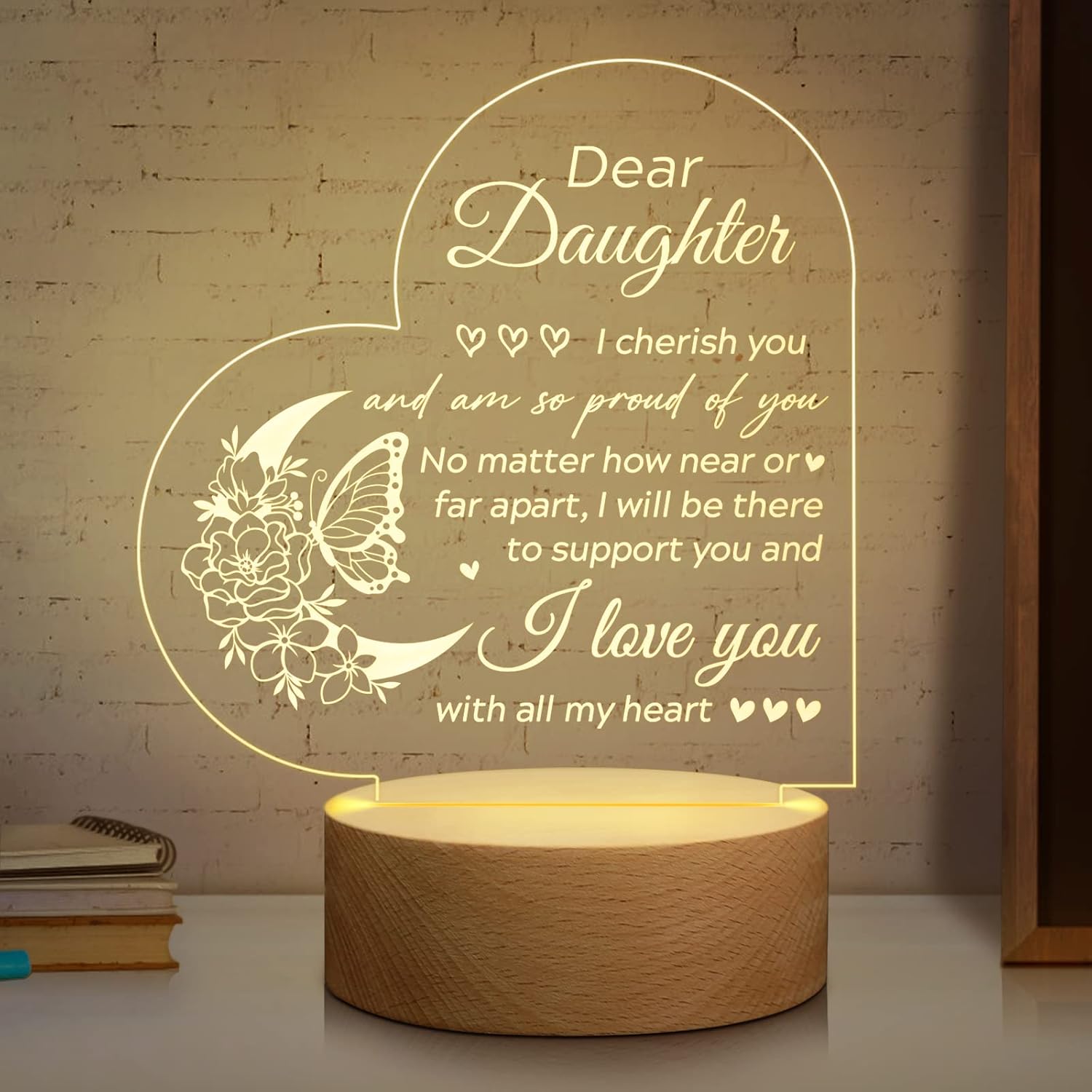 Petalsun Mothers Day Gifts for Daughter, Daughter Gifts from Mom, Birthday Gifts for