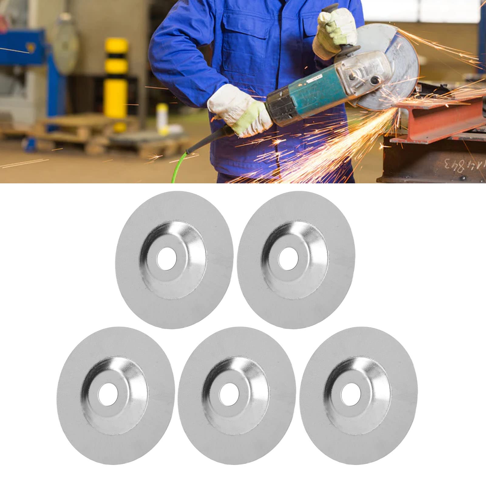 Diamentowa Tarcza Szlifierska, 5 Sztuk 4in 1000 Grit ściernica Diamentowa Cutter Grinder Elektronarzędzia Miska Diamentowa ściernica