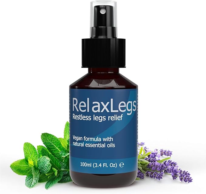 RelaxLegs Restless Legs Relief Ideal Magnesium Spray for Restless Legs & Cramp Relief for Legs RelaxLegs Restless Legs Relief Ideal Magnesium Spray for Restless Legs & Cramp Relief for Legs