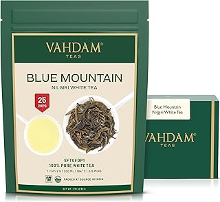 Sponsored Ad - VAHDAM, Exotic White Tea Leaves from the Blue Mountains (25 Cups)​ - WORLD'S HEALTHIEST TEA TYPE - 100% Cer...