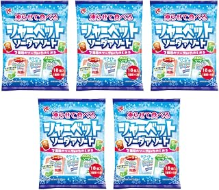 【爆卖大容量90瓶】可冷冻食用的冰糕苏打 18瓶×5盒|3种混装|清爽冰|儿童会・活动・业务用・夏季必备套装