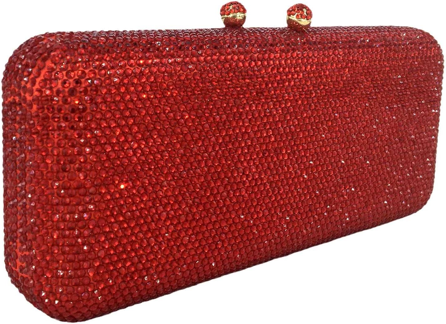 Boutique De FGG Evening Bags and Clutches Women Formal Crystal Clutch Handbags Wedding Rhinestone Clutch Purse,Mini