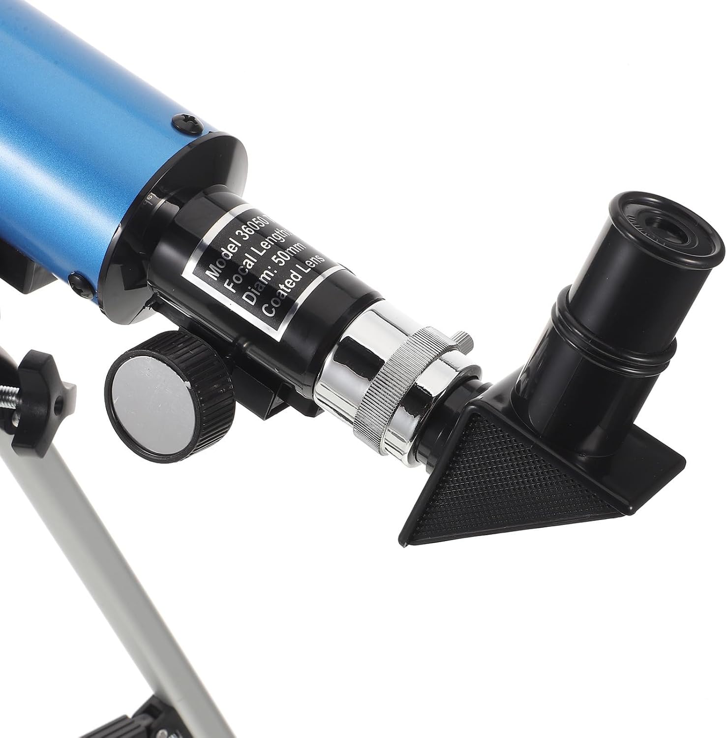 Blue Astronomical Telescope for Beginners with Tripod and Shockproof Design, Metal and Plastic Construction, for Outdoor Use and Stargazing, Versatile Viewing Options for Moon