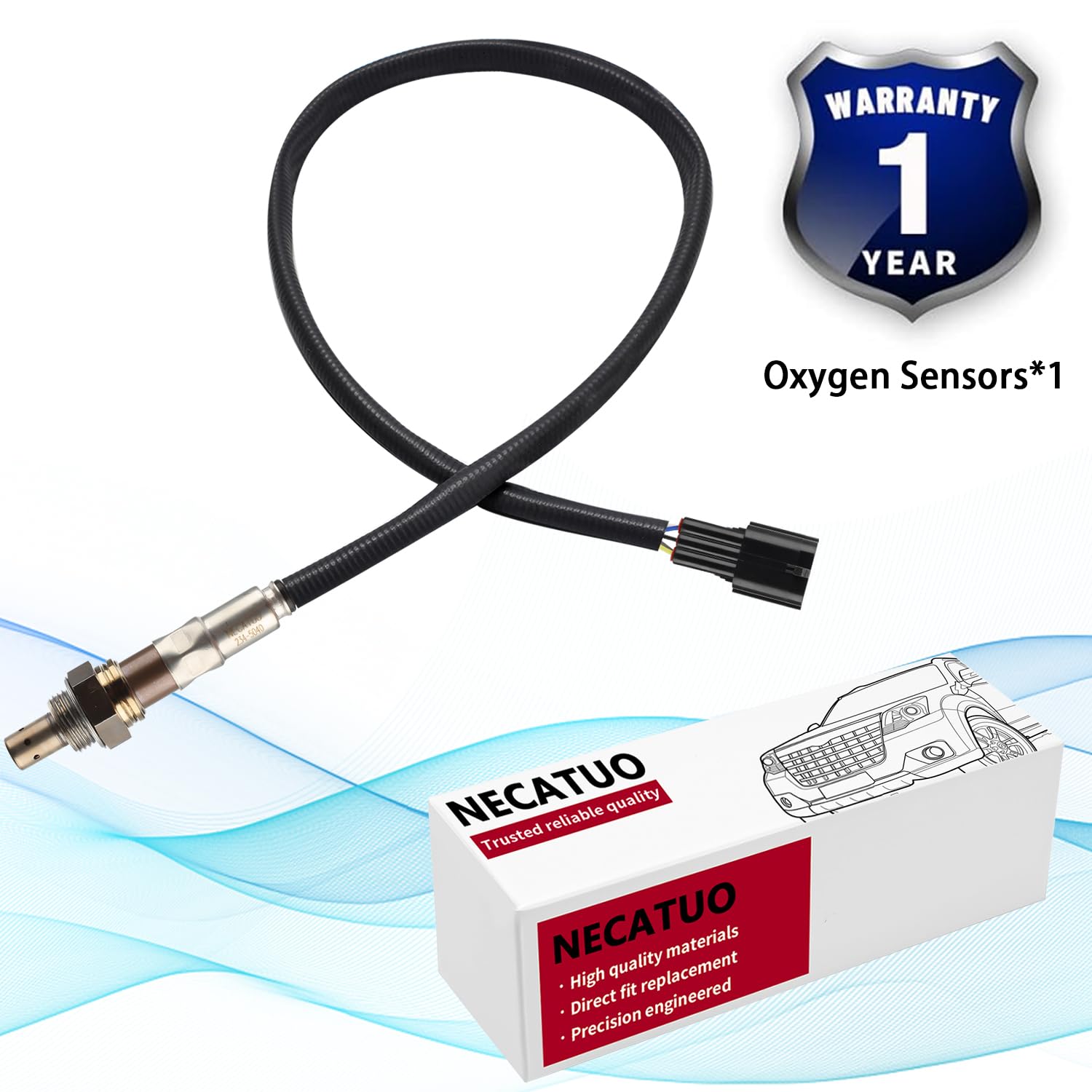 O2 Oxygen Sensor Heated Air Fuel Ratio Compatible with Mazda 3 2009-2010 Sport 2.0L 2008-2010 Mazda 5 2006-2009 Mazda 3 2.0L 2.3L Replace# 234-5040