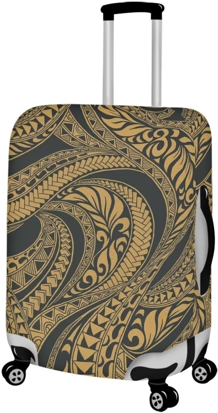 Jamaican Theme Luggage Cover,Rasta Flag Lion Print Suitcase Covers,Jamaican Lion Style Suitcase Protector for Travel Fits 29-32Inch Luggage