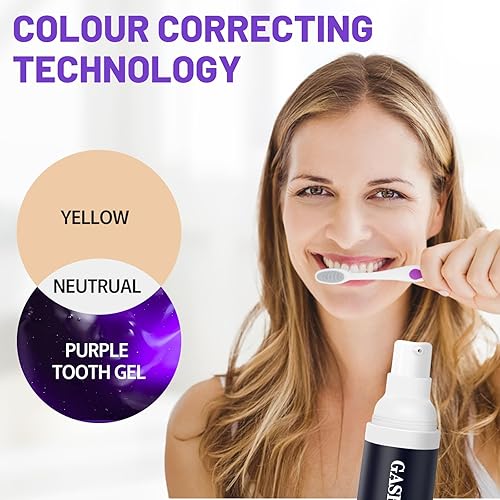 Miniatura 3 de Pasta de dientes morada, Blanqueamiento de dientes púrpura, Eliminación de manchas de dientes, Retiro de Blanqueamiento de Dientes, Potenciador de