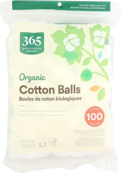 365 by Whole Foods Market Organic Cotton Balls 100 Count