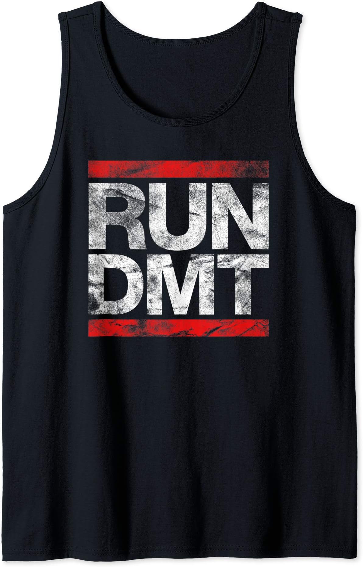 Vintage old school RUN DMT 90s style party Tank Top