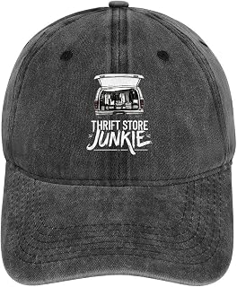 Thrift Store Junkie Hat Baseball Cap Adjustable Unisex