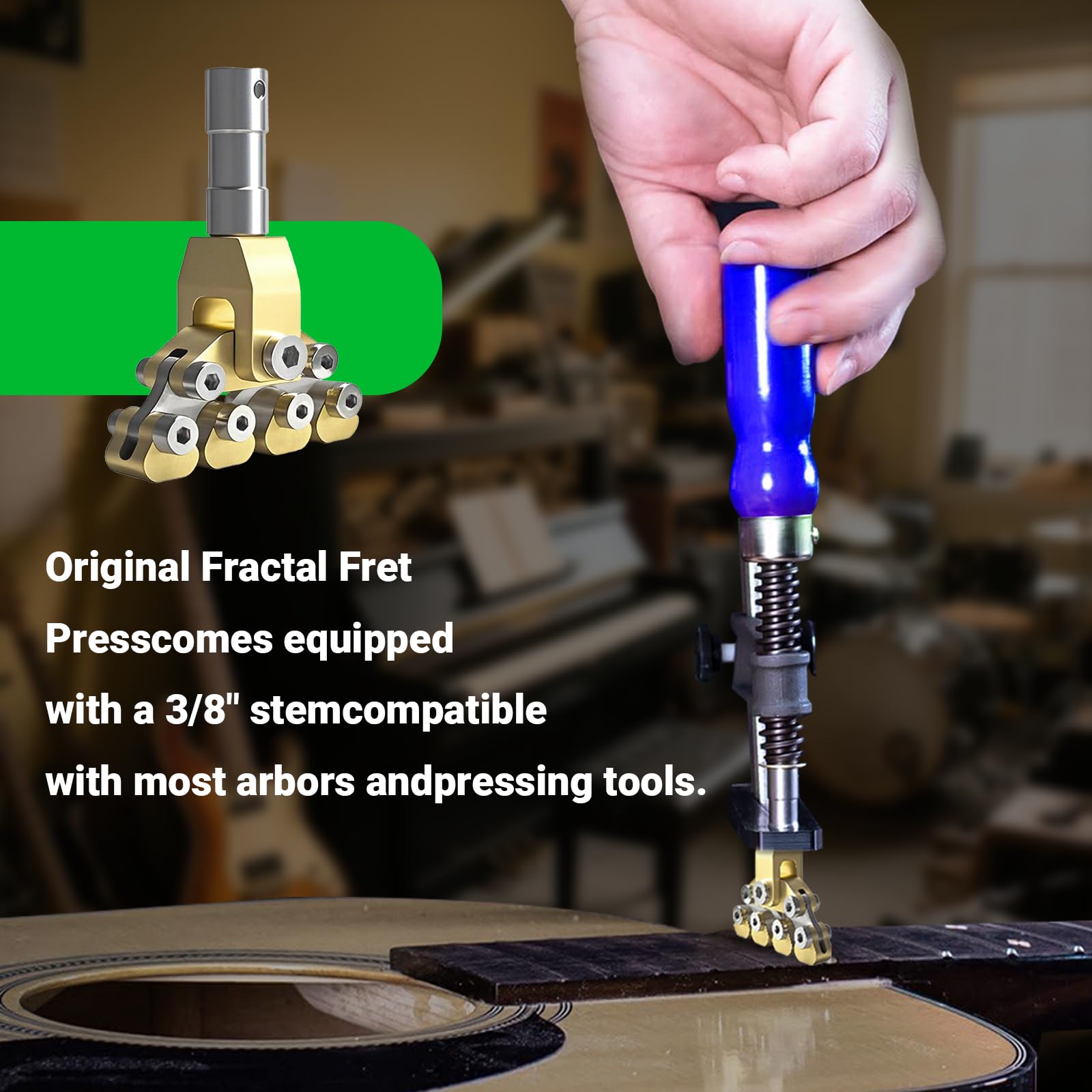 Prensa de trastes fractales para guitarra, varios radios, instrumentos eléctricos, herramienta de reparación, curvaturas acústicas
