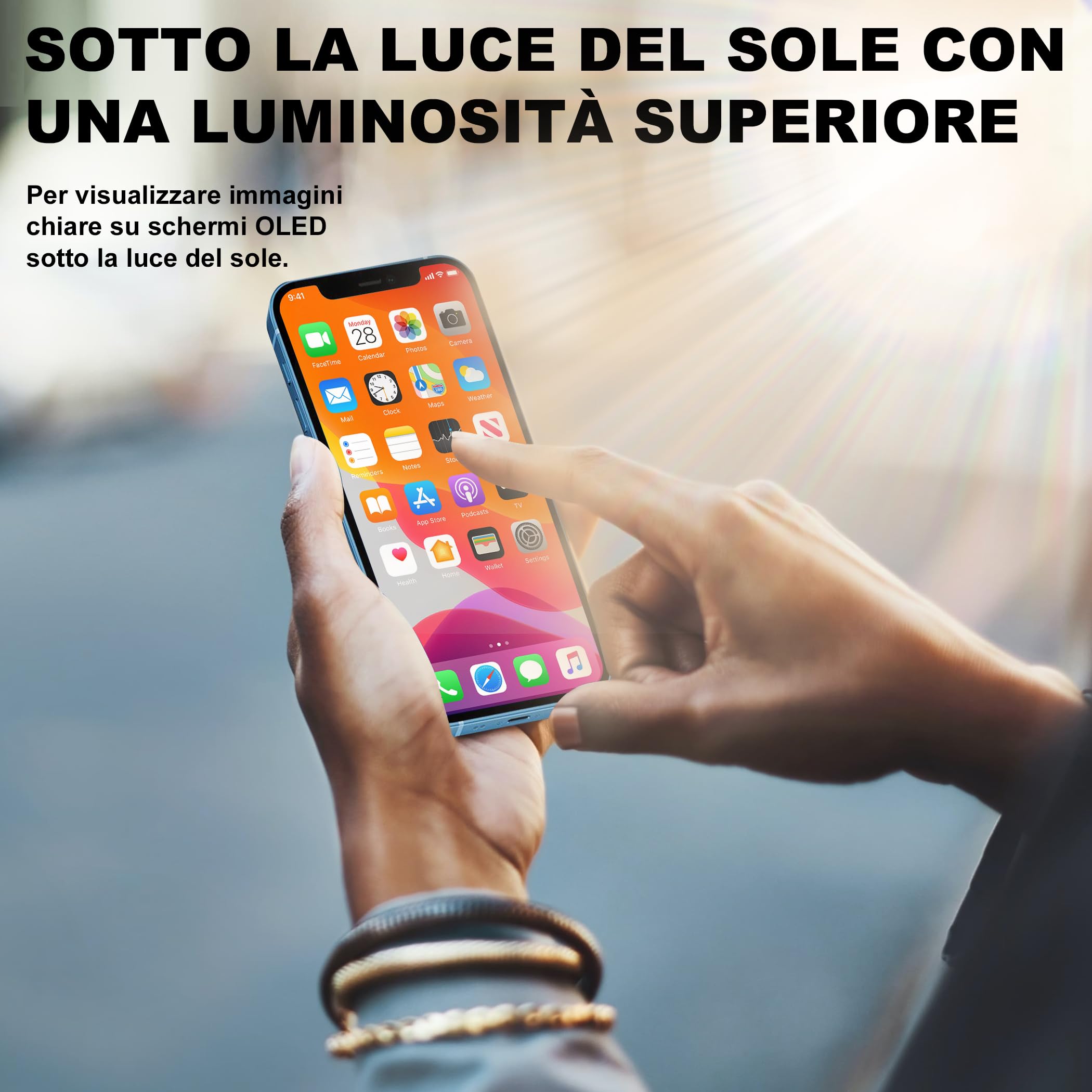 OLED Schermo iPhone 11 Pro Max, Schermo di Ricambio Display iPhone 11 Pro Max OLED per il Modello A2161, A2220, A2218