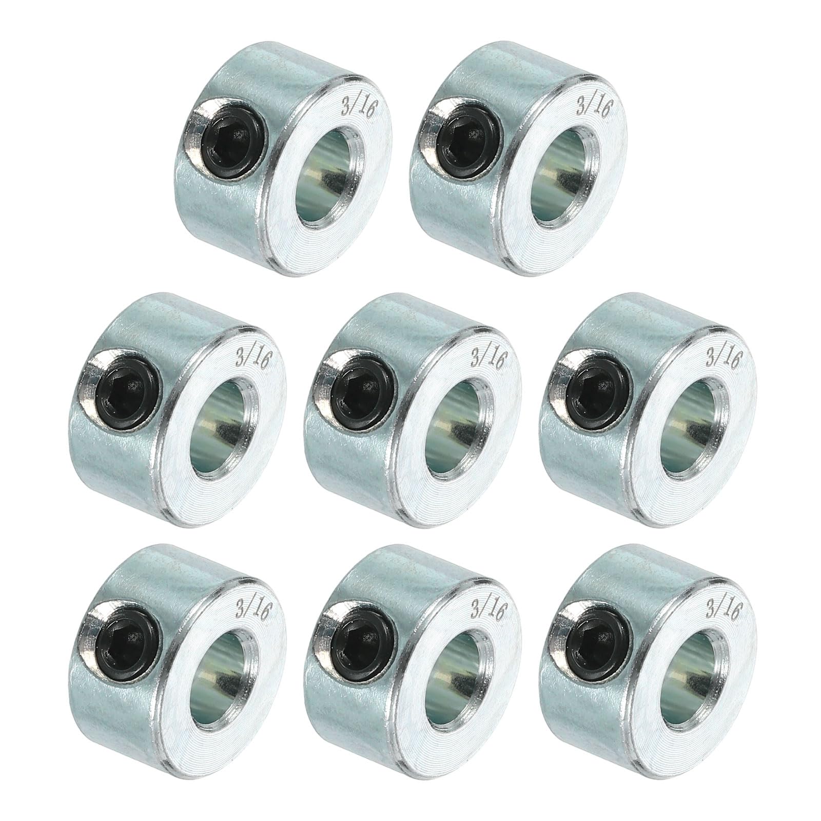 Carbon Steel Shaft Collars - Set of 8 -1