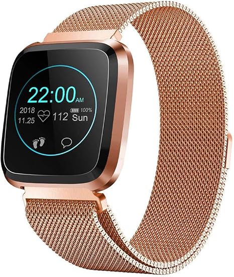 Reloj inteligente Juman, batería de larga duración, IP68 impermeable, pulsera  inteligente multifunción, pulsera de seguimiento de la salud, 6 tipos  opcionales, para mujer : Amazon.es: Electrónica