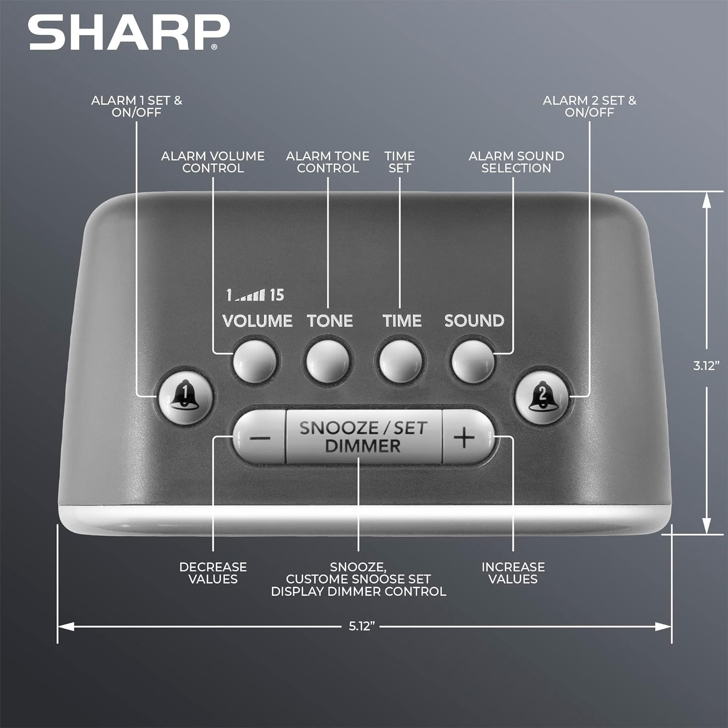 Wake Up or Miss Out: The Ultimate Review of the Sharp Big Bang Super Loud Alarm Clock for Heavy Sleepers!