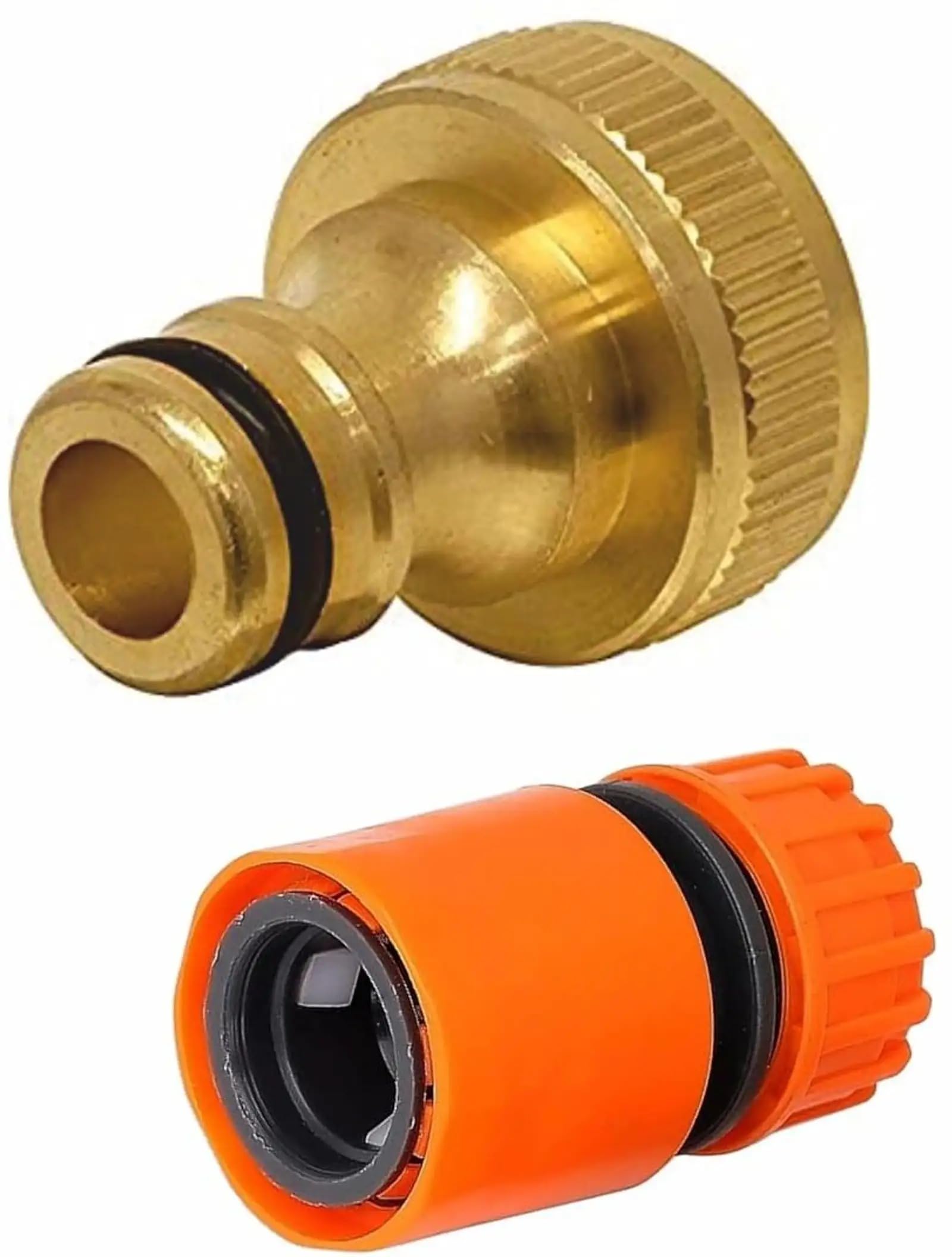 High Pressure Washer Water Filter Connection Accessory 3/4 Inch Brass Inlet Nozzle with Quick Connect Hose Adapter, Leak Proof Pressure Washer Connector Fitting-image-22