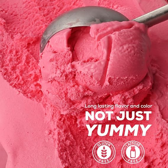 ENCO Flavoring 4.05 fl.oz (120ml) for ice cream, popsicles, aguas frescas, jellies, and more (adds flavor and color) (Special Strawberry)
